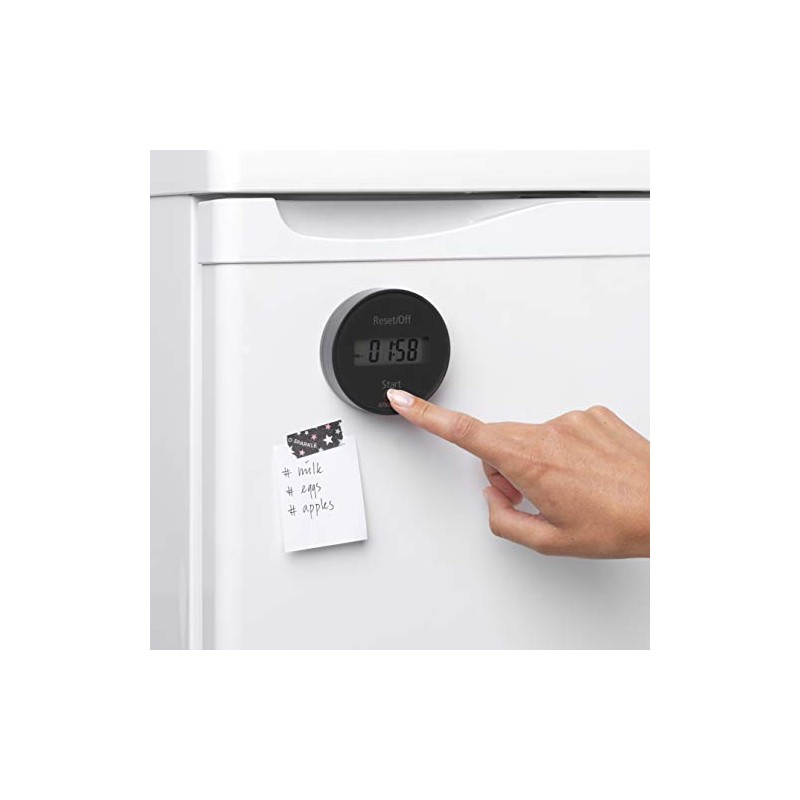 Magnetic Kitchen Timer, Tasty+ - Dark Grey