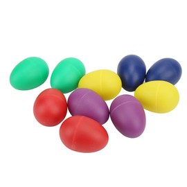 Musical Eggs Egg Shakers Plastic Egg Shakers, 10Pcs Mini Musical Eggs Colorful Plastic Shakers Musical Egg for Rhythm Training for Children Early Education Pedals
