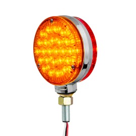 GG Grand General 78377 4 Inches Pearl Double Face Amber/Red Lens, 24 SMD LED Light/Side