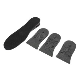 Chazcool Plantillas de Altura, Plantillas para Aumentar Altura, Plantillas de Aumento para Zapatos de Crecer Altura de Ajustable, Talón Elevador, Plantillas para Hombres y Mujeres (04# 4Capa)