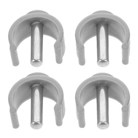 NOLITOY 4pcs C-Shape Latch Clamp Adjustable Cane Accessories for Walking Sticks and Crutches Secure Buckle Clips for Enhanced Stability and Support