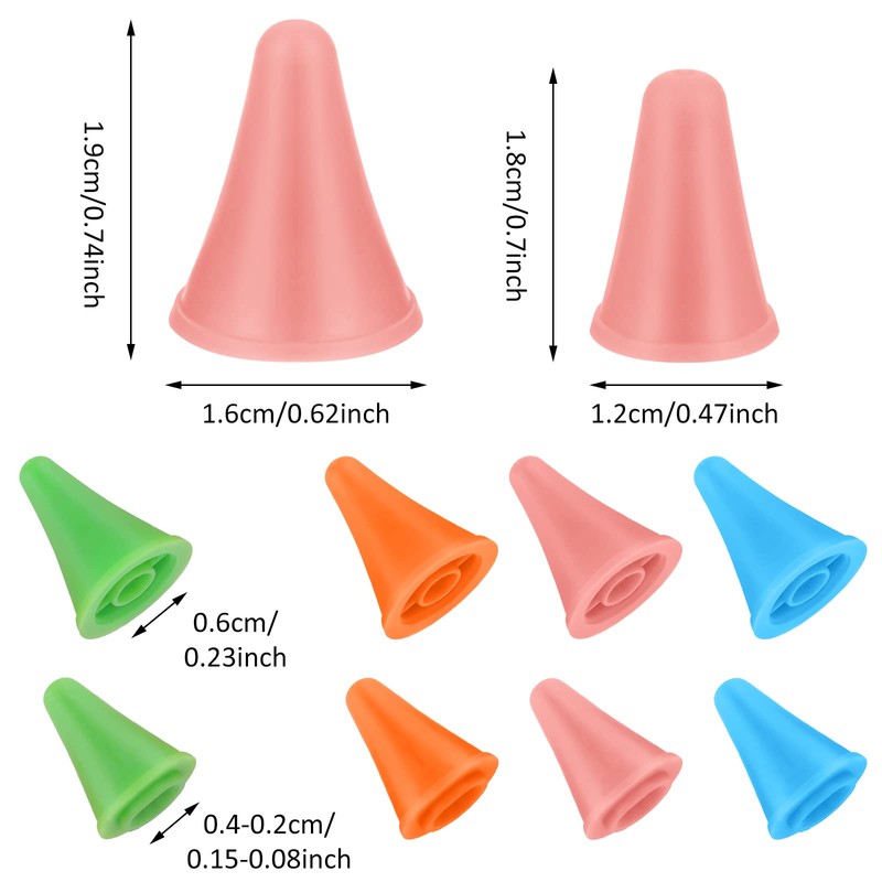Pack of 20 Stitch Stoppers Colour Knitting Needles Point Protection