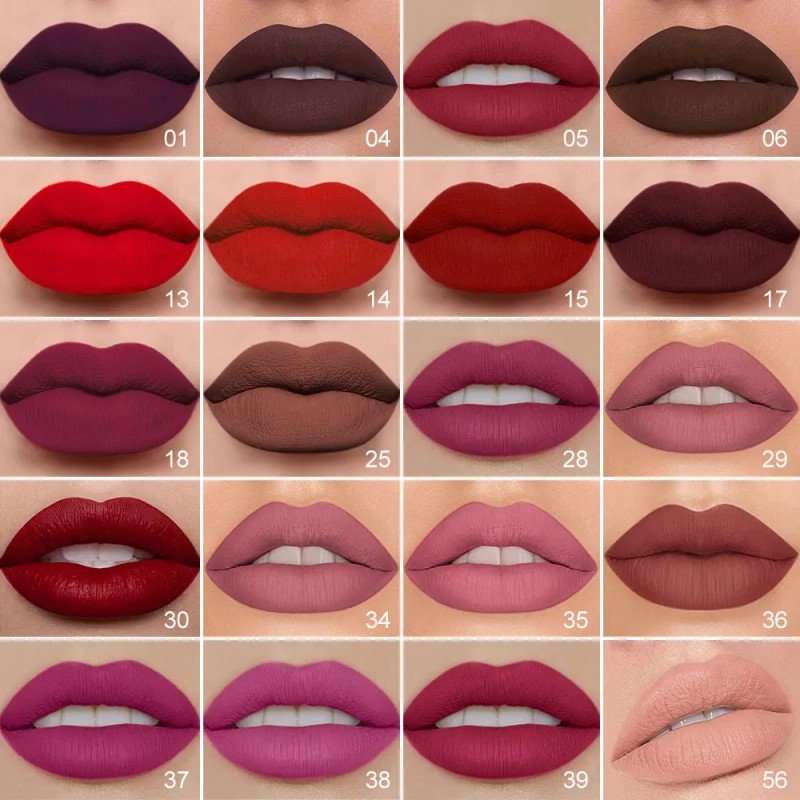 Labial Líquido Mate Con Delineador 2 En 1 Dnm