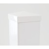 True 5x5 (127mm x 127mm) Plastic Pyramid Vinyl Fence Post