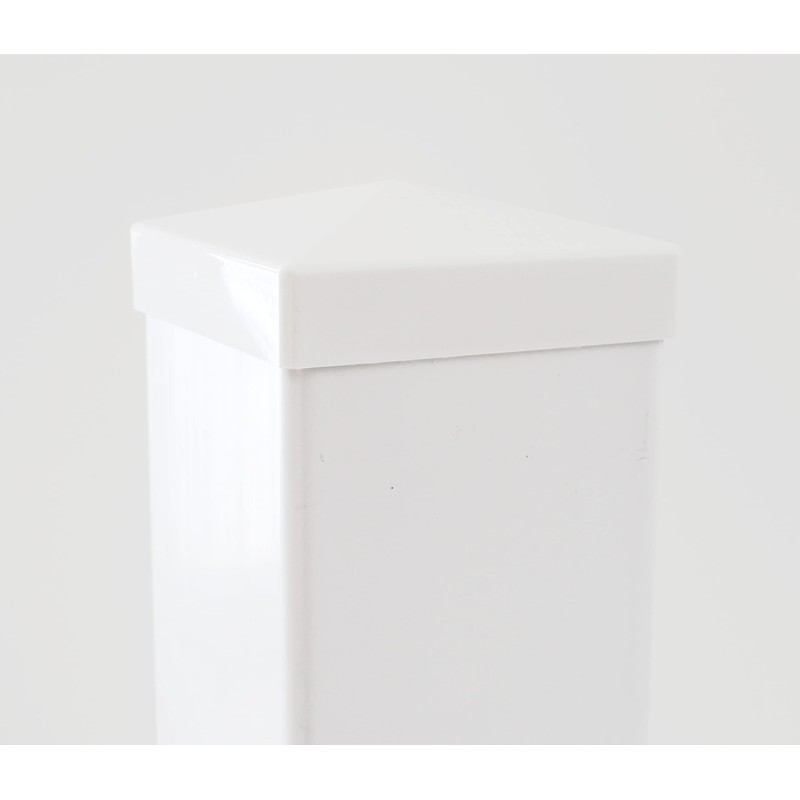 True 5x5 (127mm x 127mm) Plastic Pyramid Vinyl Fence Post