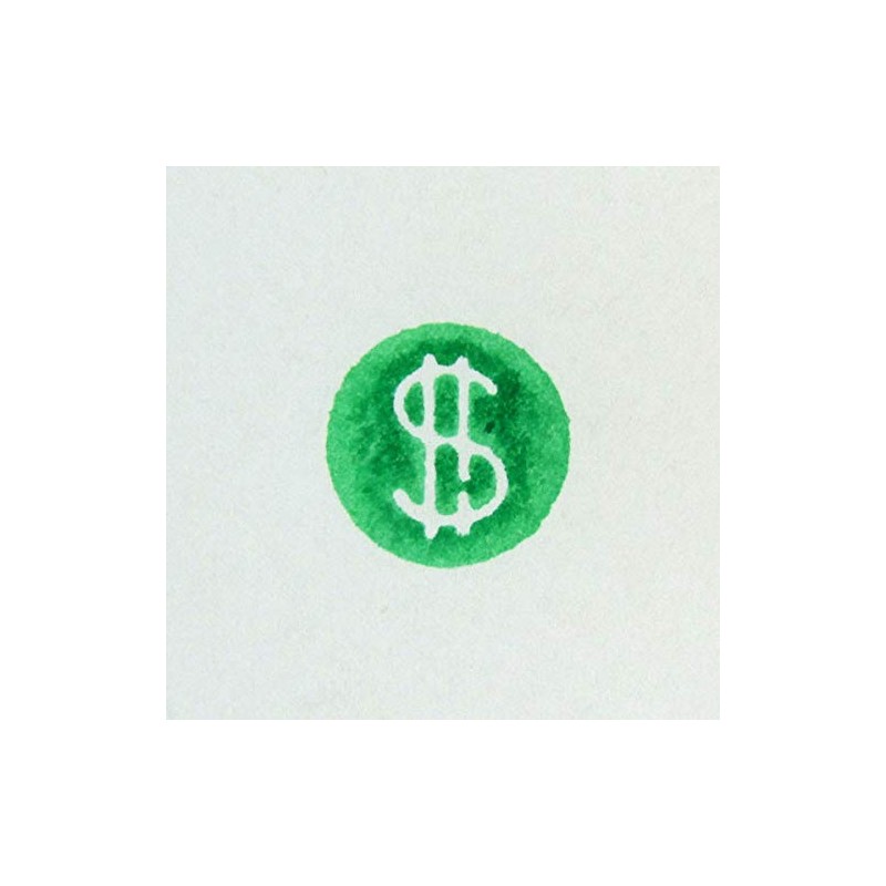 TG,LLC Treasure Gurus Fast Drying Bright Green Ink Dollar Sign