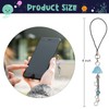 Agromusk Jellyfish Phone Charm,Y2K Beaded Phone Strap Cute Jelly Phone