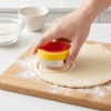 4 Inch Round Cookie Cutter with Plastic Top Protection, Large