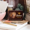 Custom Pet Keepsake Urns for Dogs, Wooden Box for Pet