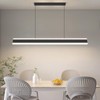 Matven Linear Pendant Lights Kitchen Island, Dimmable LED Chandeliers for