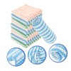 PACKOVE 10Pcs Absorbent Microfiber Dish Cloths Kitchen Cleaning Towels Multi