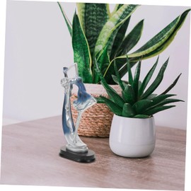 NUOBESTY Dancing Girl Ornaments sculpture Figurines Decor birthday present accessories grace decorations desktop decor wedding decorate statue European style handcrafted