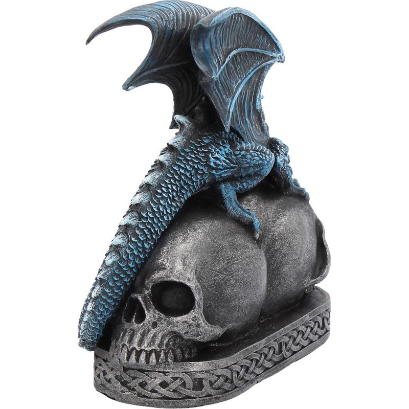 Nemesis Now Blue Dragon and Skulls Year Keeper Gothic Calendar