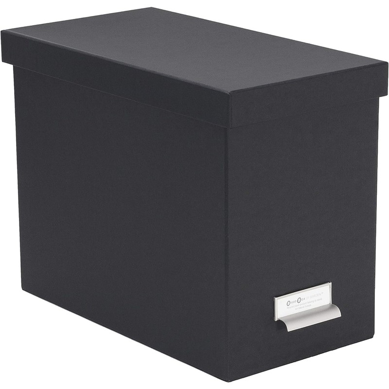 Bigso John Fiberboard Label Frame Desktop File Storage Box -
