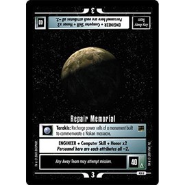 Decipher Star Trek CCG 1E HA Holodeck Adventures Repair Memorial 43U