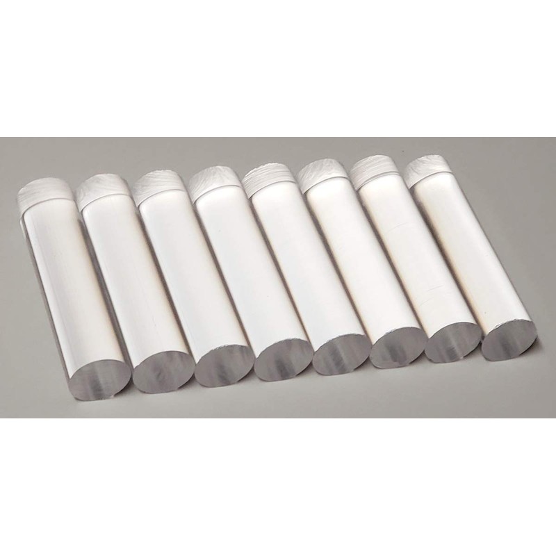 8 Pcs 3/4” OD x 3” Long Clear Acrylic Plexiglass