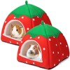 Tierecare Guinea Pig Hideout 2 Pack Guinea Pig Bed House