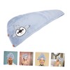 Mikinona Hair Drying Towel Wrap Absorbent Microfiber Cap for Quick