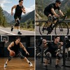 Pack of 2 Compression Knee Support Sleeve for Sports &