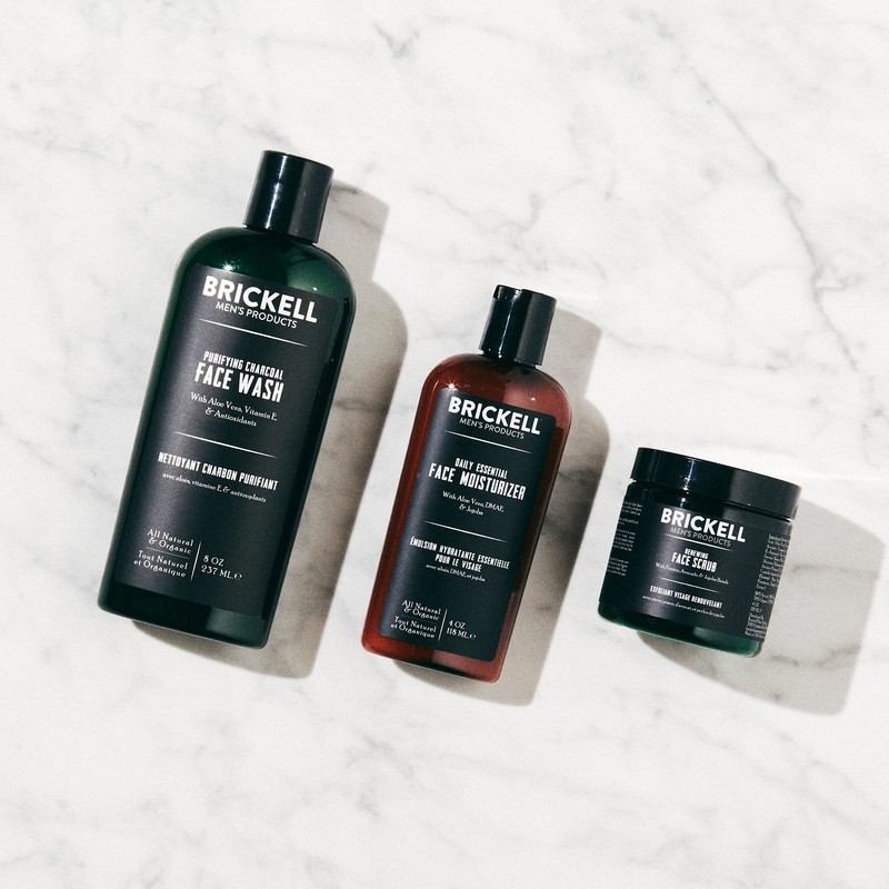 Brickell Men's Daily Advanced Face Care Routine II, Activated Charcoal