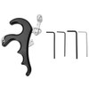 Archery Arrow Release Aids Four Finger Grip Caliper for Compound