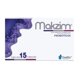 MAKZIM, Suplemento Alimenticio a base de Tapioca con Probióticos (15 Cápsulas)