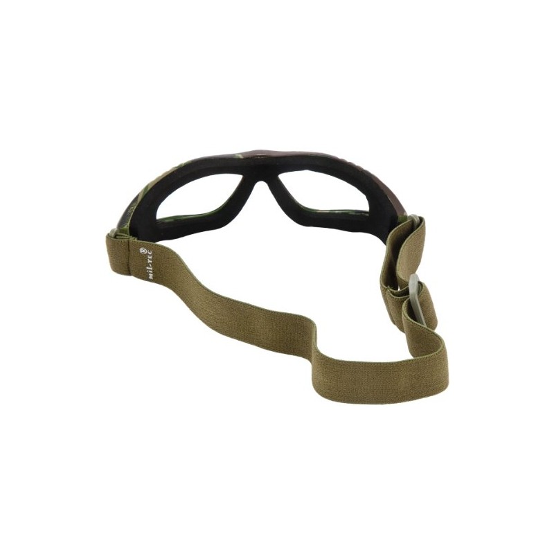 Mil-Tec Commando Brille AIR PRO Woodland KLAR