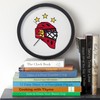 CafePress Hockey Helmet 10" Wall Clock for Livingroom, Kitchen, or