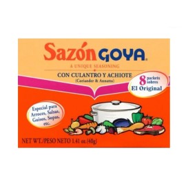 goya 3 Pack Sazón Goya Con Culantro Y Achiote 1.41 Oz