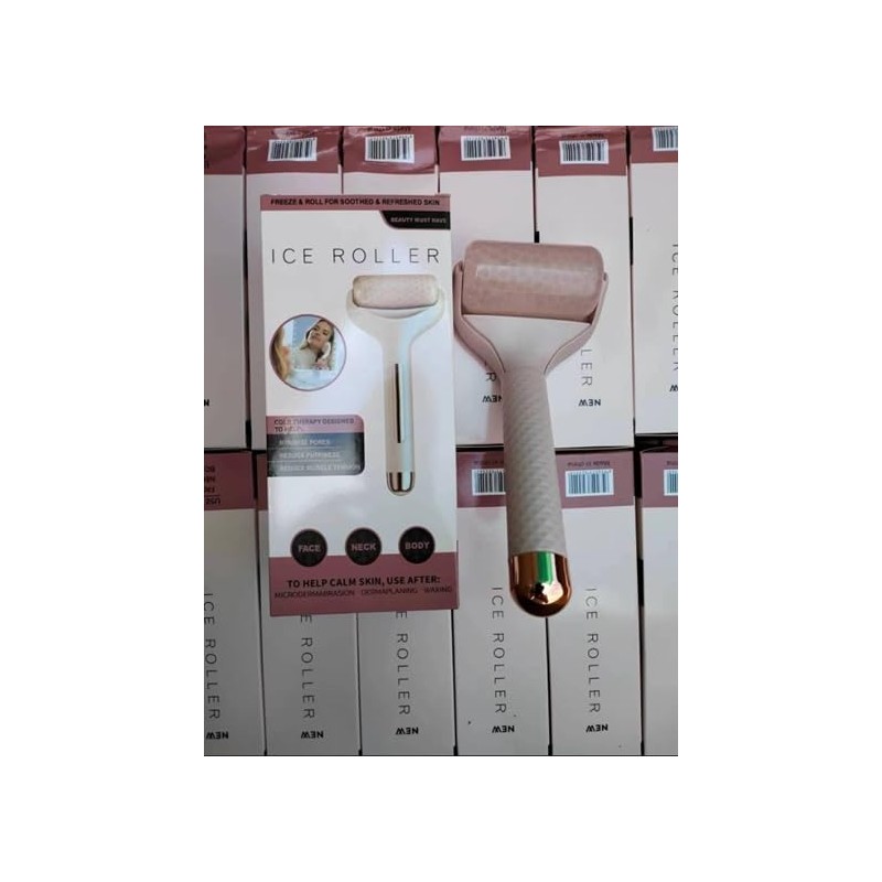 Ice Roller, Rodillo de Hielo para Masaje Facial, Cuello y