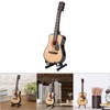 Miniature Guitar Model, Mini Wooden Guitar Instrument Model with Gift