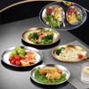 Stainless Steel Plates 7.8 inch 304 Metal Lightweight Unbreakable Dinner