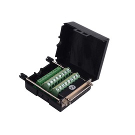 euroharry DB25 25 Pin Female Adapter DB25-M1 Terminal Plastic Cover