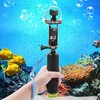 Plastic Diving Waterproof Shell Underwater Case Floating Rod Selfie Stick