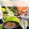 Grill Mesh Mat Set 5 Barbecue Grill Accessories Reusable Non-Stick