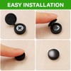 Screw Cover Caps Hinged Plastic Covers – Fits 10-12 Gauge