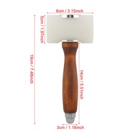 Leather Carving Hammer Leather Craft Hammer Leather Tools T Shape Punch Tool Craft Stamp Tool