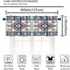 LOMADIA Aztec Valance Curtain for Kitchen, Window Treatment Southwestern Ethnic