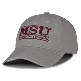 The Game Split Bar Design Trucker Mesh Hat, Gray, Adjustable, Mississippi State Bulldogs