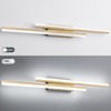 PRESDE 48" LED Vanity Light Bar, Modern Brushed Gold Bathroom