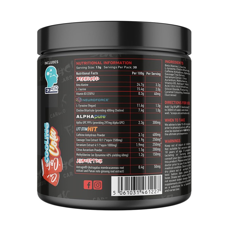 TWP Nutrition Platinum Series LFT V2, High Stim Strong Pre