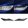Front Headlight Eyelid Carbon Fiber Headlight Eyebrow Cover Replacement for