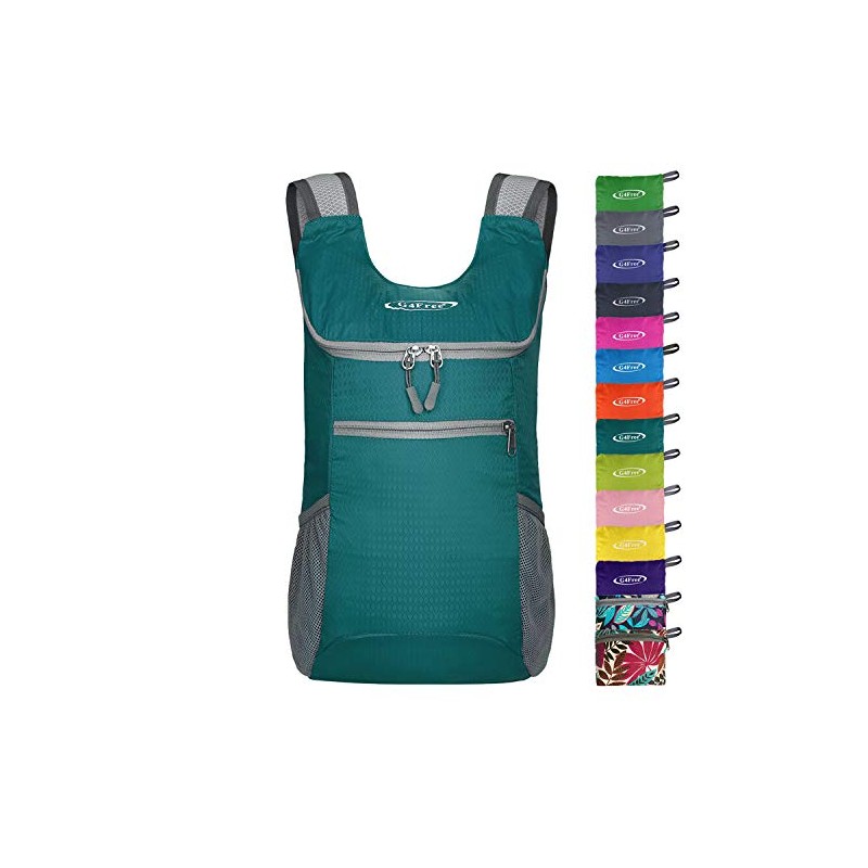 G4Free Lightweight Casual Daypack 11L Foldable Backpack Camping Packable Rucksack