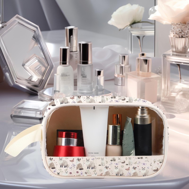 G2TUP Ragdoll Cat Clear Makeup Bag Ragdoll Cat Lover Gifts