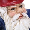 Funny Gnome on Eagle Christmas Ornament, Inappropriate Naughty Figurine Flipping