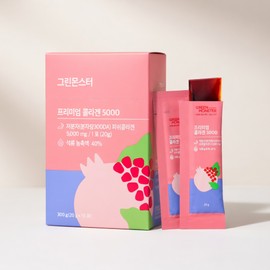 Green Monster Premium Collagen 5000 20g 15 packs 1 / 그린몬스터 프리미엄 콜라겐 5000 20g 15포 1개