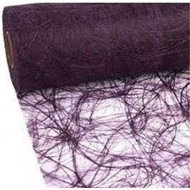SIZOWEB Non-Woven Original Table Runner Plum 100 + 25 m x 20 cm Purple