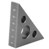Aluminum Alloy Right Angle Ruler, Mini Portable Metal Angle Ruler,