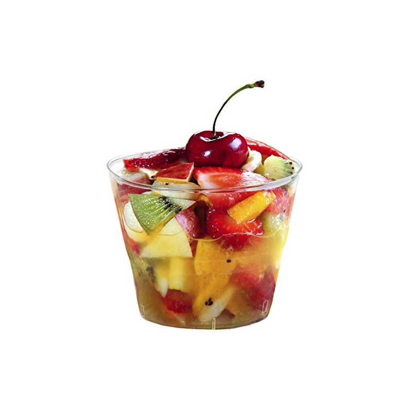Caterserve Crystal Clear Hard Plastic Dessert Cups Multi-Use tumblers 5oz-145ml