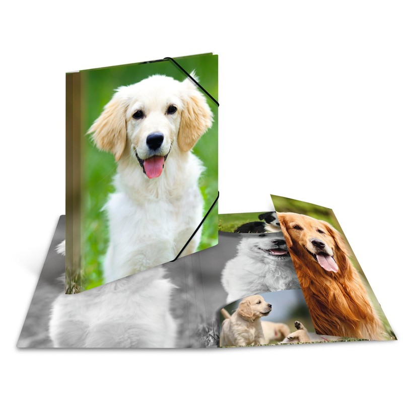 HERMA Collecting Folders A4 Dog Set, 3 Pieces, Children's Corner